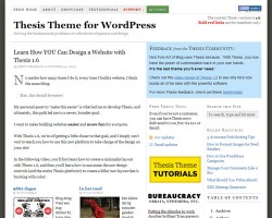 Thesis 2 0 Wordpress Theme Review - Art of Blog