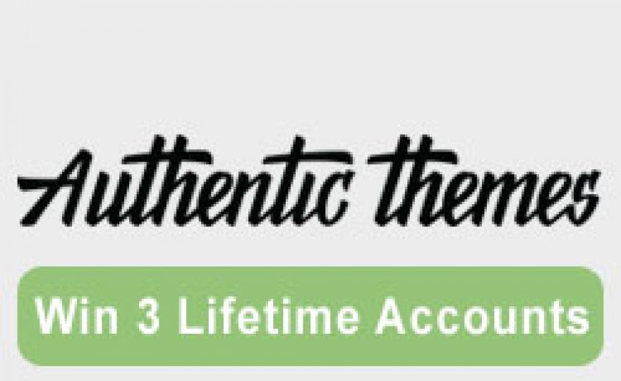 Giveaway: 3 Lifetime Developer Memberships at Authentic Themes