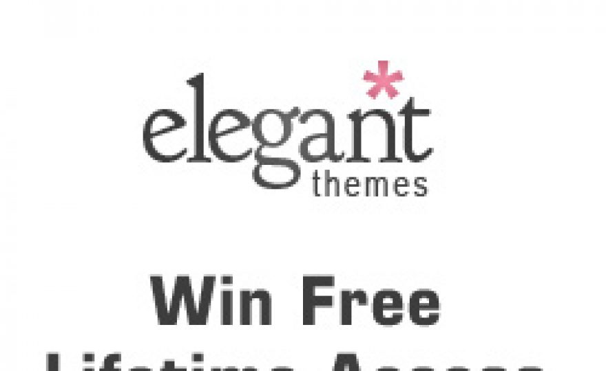 Giveaway: 3 Lifetime Accounts at Elegant Themes