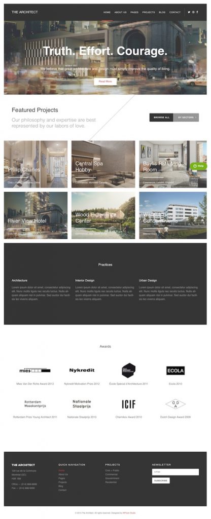 20+ Best Architecture WordPress Themes for Architects 2019