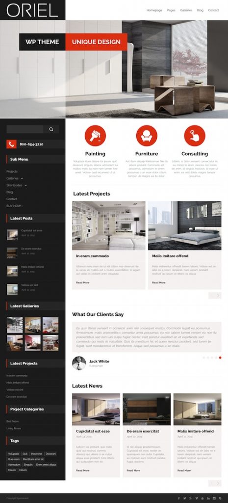 20+ Best Architecture WordPress Themes for Architects 2019