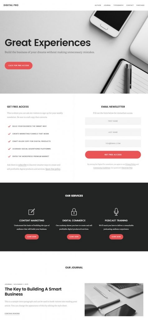 40+ Best Responsive Business WordPress Themes 2019