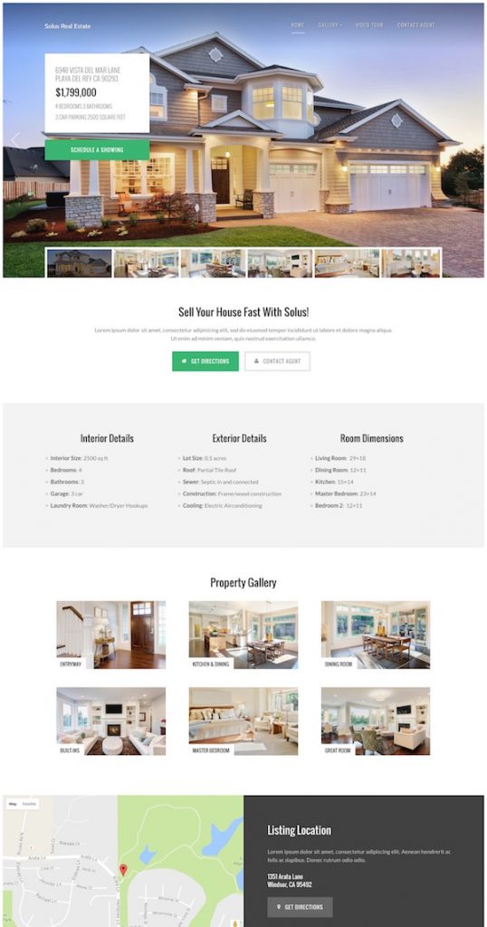 10+ Best Single Property Real Estate WordPress Themes 2019